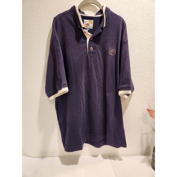 Cutter & Buck XL‎ Navy Golf Polo Shirt MCI Embroidered Crest 100% Cotton Classic - Picture 1 of 7